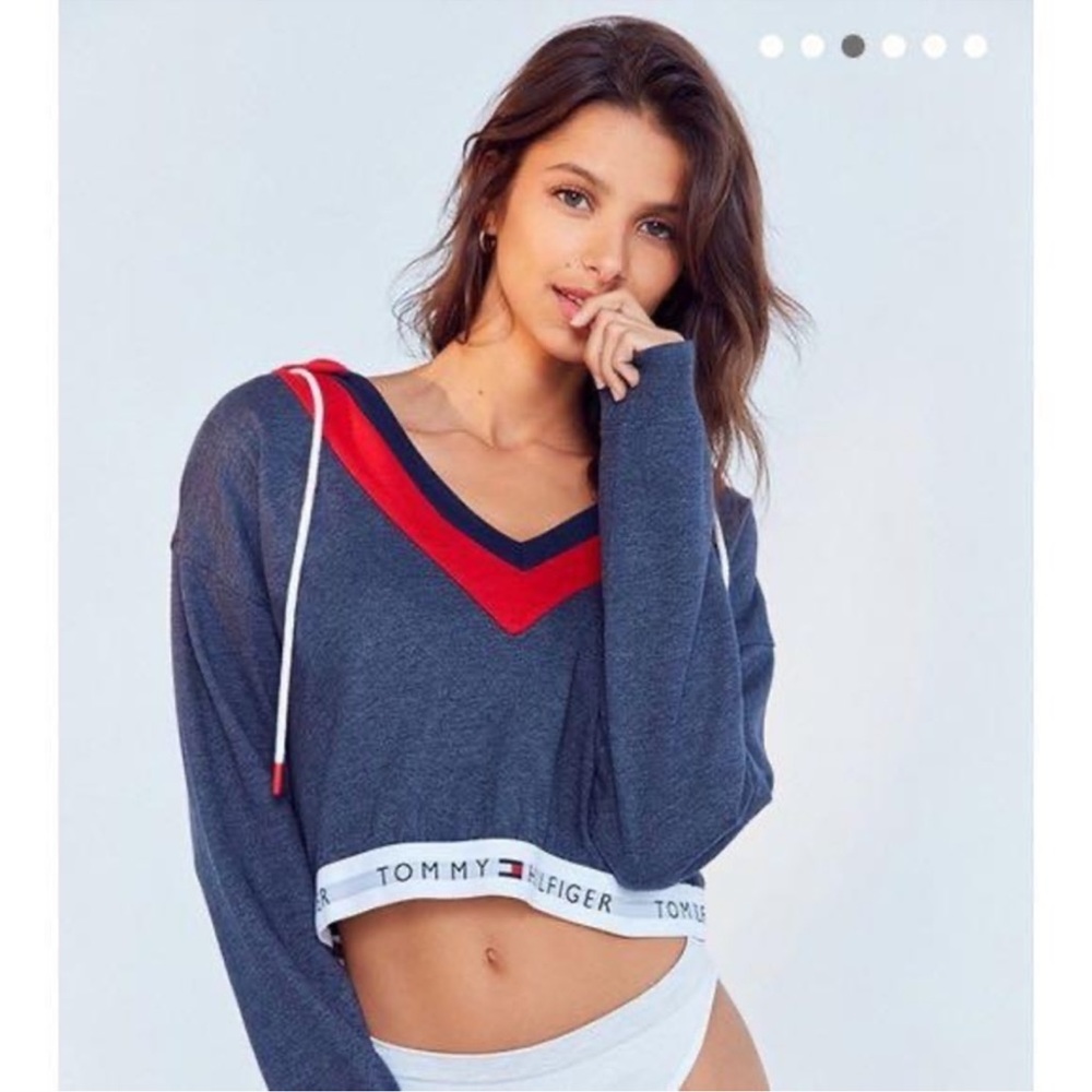 Tommy Hilifiger x Urban Outfitters cropped sweater